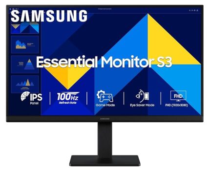 Samsung 22" FHD IPS Monitor | 100Hz | 5ms | HDMI & VGA | Slim & Wall-Mountable