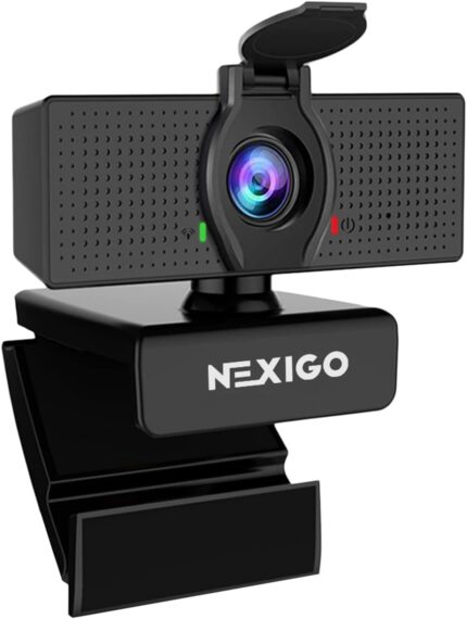 NexiGo N60 1080P HD Webcam with Mic & Privacy Cover