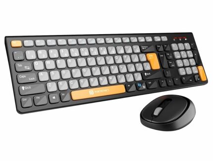 Portronics Key7 Wireless Keyboard & Mouse Combo with AI Copilot