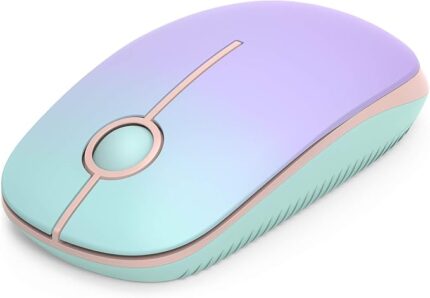 Unipows Slim Wireless Mouse – Mint Green